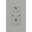 Claro 15a GFCI Self Testing Receptacle (Gray)