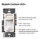 Skylark Contour LED+ Dimmer, 1 Pole 3-way Dimmer Switch (Brown)