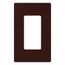 Claro Wall Plate 1 Gang (Brown)