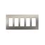 Claro Wall Plate 5 Gang (Stainless Steel)