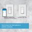 Caseta Diva 3-Way Smart In-Wall Paddle & Dimmer Switch (Gray) (120V)