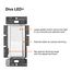 Diva Led+ Dimmer 1 Pole 3-way Dimmer Switch, 250w (Espresso)