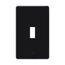 Fassada 1-Gang Traditional Wall Plate (Black)