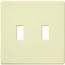 Fassada 2-Gang Traditional Wall Plate (Almond)