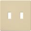 Fassada 2-Gang Traditional Wall Plate (Ivory)