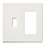 Fassada 2-Gang Traditional Wall Plate (White)