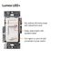 Lumea 1 Pole 3-way LED Slide Dimmer Switch 150W LED/CFL (Light Almond)