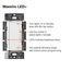 Maestro LED+ Single-Pole 3-Way Multi-Location Dimmer Switch, 120V, 150W (Gray)