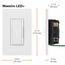 Maestro LED+ Single-Pole 3-Way Multi-Location Dimmer Kit, 120V, 150W (Almond)