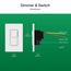 Maestro Dual LED+ Control Dimmer & Switch, 120V, 75W, 2.5A (Midnight)