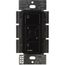 Caseta Wireless In-Wall ELV+ Neutral Wire Dimmer Switch (Black) (120V, 500W)