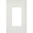 Claro 1 Gang Wall Plate for Decorator/Rocker Switches, Satin (Lunar Gray)