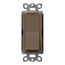 Claro On/Off Switch, 15 Amp/Single Pole (Espresso)