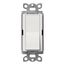 Claro On/Off Switch, 15 Amp/Single Pole (Lunar Gray)