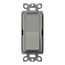 Claro On/Off Rocker Switch, 15A 3-Way (Cobblestone)