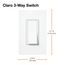 Claro On/Off Rocker Switch, 15A 3-Way Satin 15a Sw 3way (Signal Red)