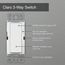 Claro On/Off Rocker Switch, 15A 3-Way Satin Color 3-way Switch (Taupe)