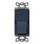 Claro On/Off Rocker Switch, 15A 4-Way (Deep Sea)