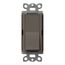 Claro On/Off Rocker Switch, 15A 4-Way (Truffle)