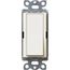 Claro On/Off Rocker Switch w/ Night Light, 15A 4-Way (Biscuit)