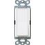 Claro On/Off Rocker Switch w/ Night Light, 15A 4-Way (Snow)