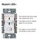 Skylark LED+ Dimmer Switch for Dimmable LED and Incandescent Bulbs, 150W LED, 1 Pole or 3-Way (Black)