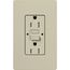 Claro 15A Self Test Tamper Resistant Duplex Receptacle (Clay)