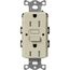 Claro 15A Self Test Tamper Resistant Duplex Receptacle (Clay)