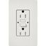 Claro 15A Self Test Tamper Resistant Duplex Receptacle (Lunar Gray)