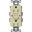 Claro 15A Self Test Tamper Resistant Duplex Receptacle (Sage)