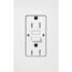 Claro 15A Self Test Tamper Resistant Duplex Receptacle (Snow)