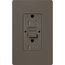 Claro 15A Self Test Tamper Resistant Duplex Receptacle (Truffle)