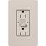 Claro 15A Self Test Tamper Resistant Duplex Receptacle (Taupe)