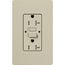 Claro 20A Self Test Tamper Resistant Duplex Receptacle (Clay)