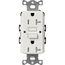 Claro 20A Self Test Tamper Resistant Duplex Receptacle (Lunar Gray)