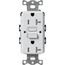 Claro 20A Self Test Tamper Resistant Duplex Receptacle (Mist)