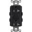 Claro 20A Self Test Tamper Resistant Duplex Receptacle  (Midnight)