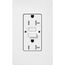Claro 20A Self Test Tamper Resistant Duplex Receptacle (Snow)