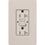Claro 20A Self Test Tamper Resistant Duplex Receptacle (Taupe)