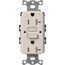 Claro 20A Self Test Tamper Resistant Duplex Receptacle (Taupe)