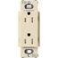 Claro 15A Tamper-Resistant Duplex Receptacle, Satin  (Sand)