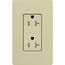 Claro 20A Tamper-Resistant Duplex Receptacle, Satin (Sage)