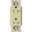 Claro 20A Tamper-Resistant Duplex Receptacle, Satin (Sage)