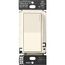 Sunnata Rocker Switch, for 6A Lighting or 3A 1/10 HP Motor, 1 Pole/Multi Location (Biscuit)