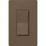 Sunnata Rocker Switch, for 6A Lighting or 3A 1/10 HP Motor, 1 Pole/Multi Location (Espresso)