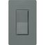 Sunnata Rocker Switch, for 6A Lighting or 3A 1/10 HP Motor, 1 Pole/Multi Location (Slate)