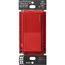 Sunnata Rocker Switch, for 6A Lighting or 3A 1/10 HP Motor, 1 Pole/Multi Location (Signal Red)
