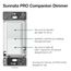 Sunnata Companion Dimmer Switch, for Sunnata Pro LED+ Dimmers (Architectural White)