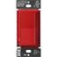 Sunnata Companion Dimmer Switch, for Sunnata Pro LED+ Dimmers (Signal Red)