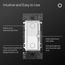 Diva Dimmer Switch - LED+ Pro Max, 250W LED/500W ELV/400VA MLV, Neutral Optional, Single Pole/Multi-Location, 120V, DV-PRO-WH, White